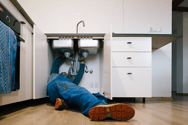 Professional Leak Detection technician working in Foster, RI